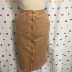 Wilfred Denim Button Skirt